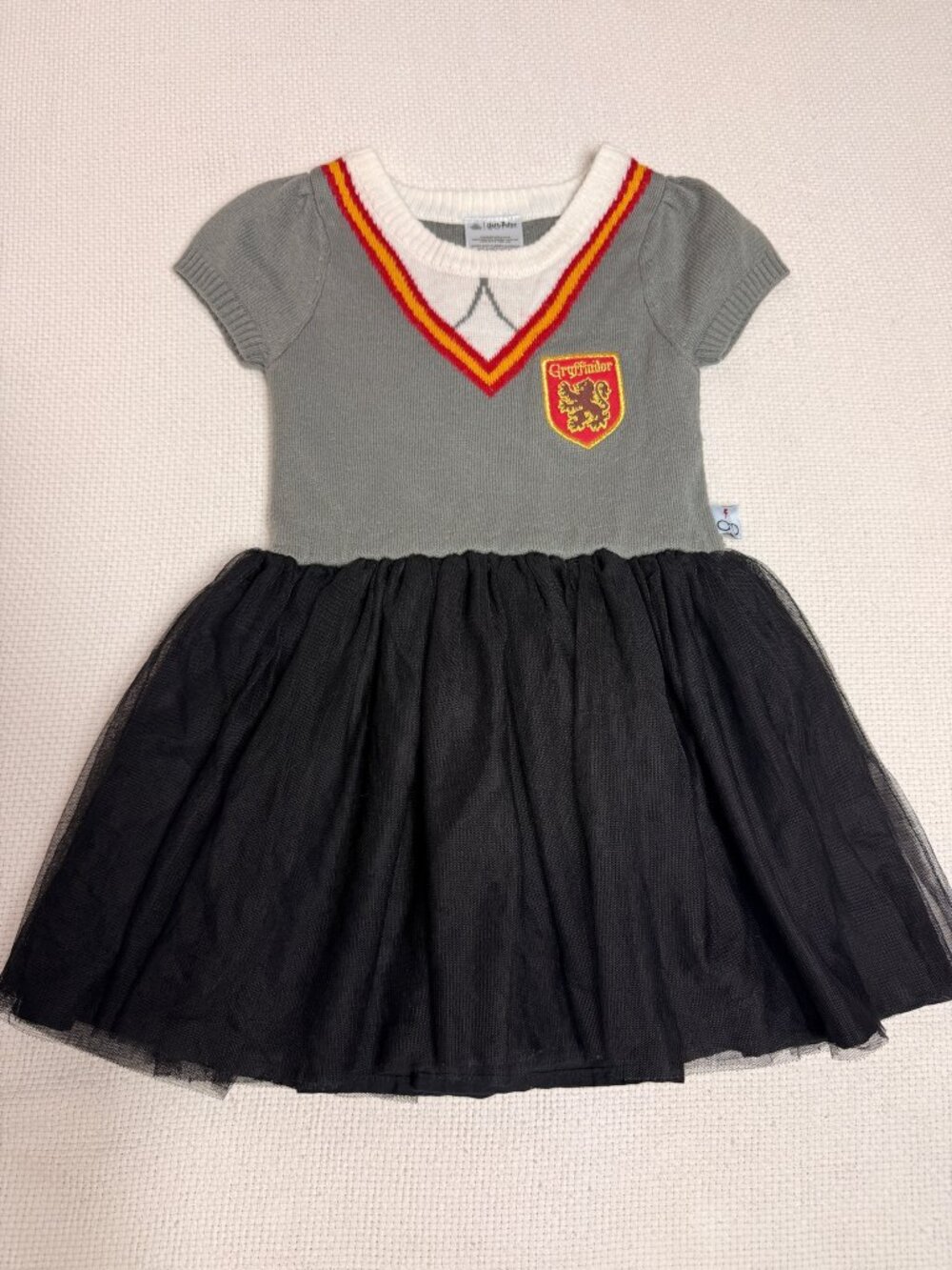 Harry Potter Gryffindor Sweater Tutu Dress Girls Toddler 3T Hogwarts